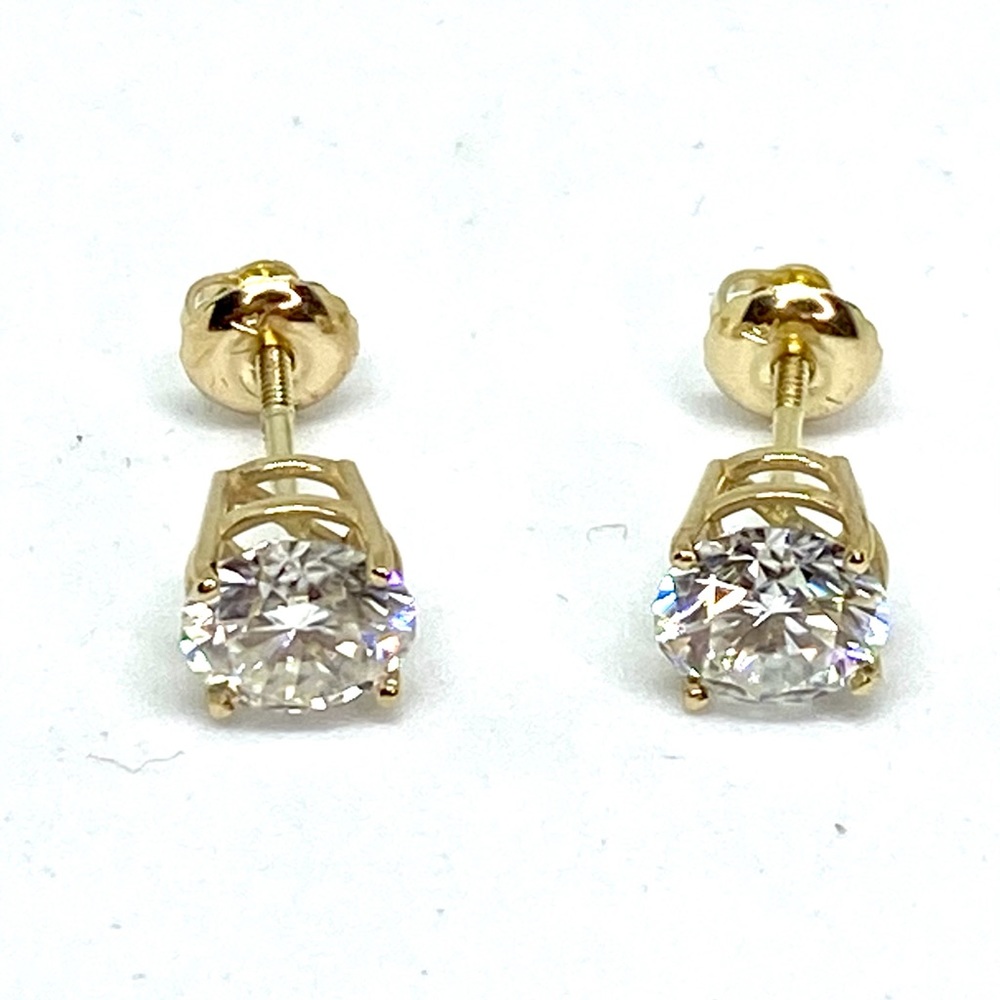 Diamonds 2 ct stud earring D color vvs mossanite - Picture 15 of 16